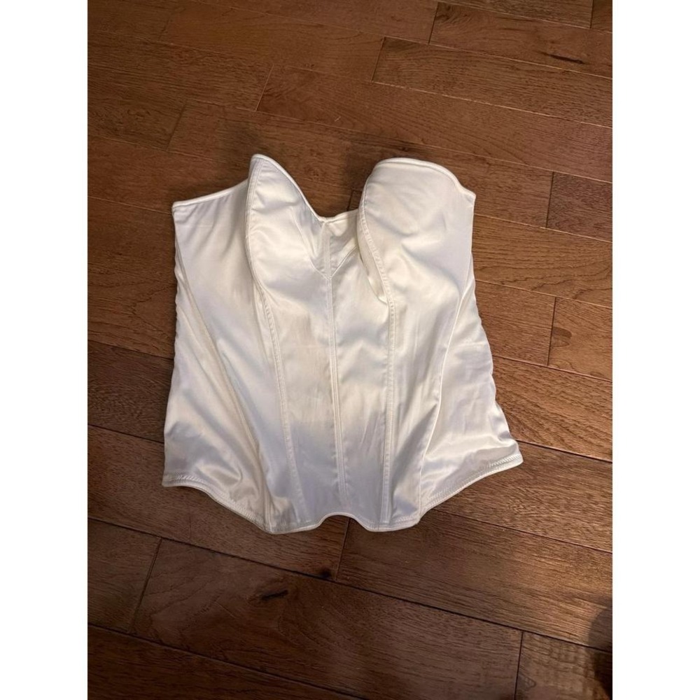 Corset Harlequin Lingerie White Tiffany 5437 USA 36E